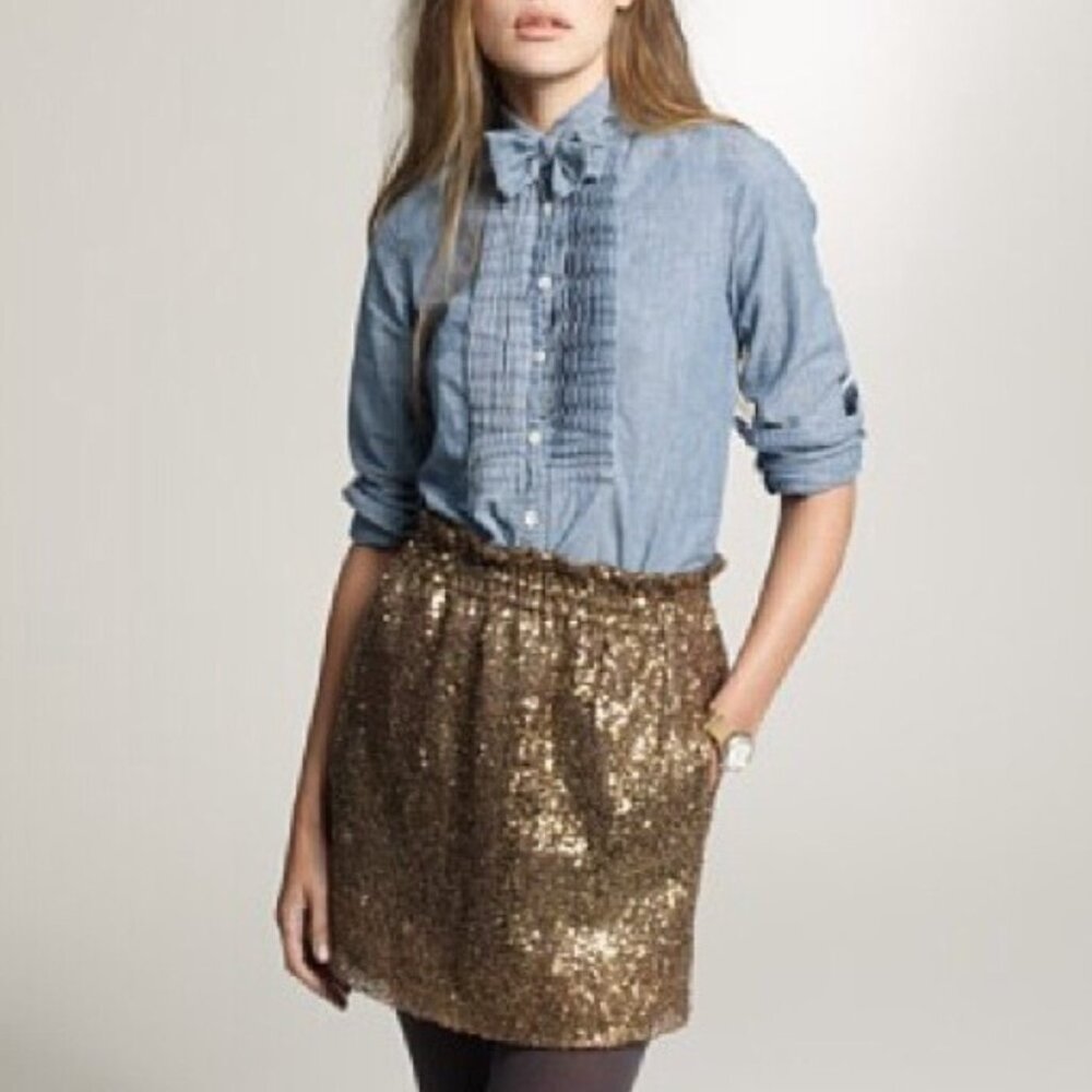 J.Crew Sequins Skirt, Size 00